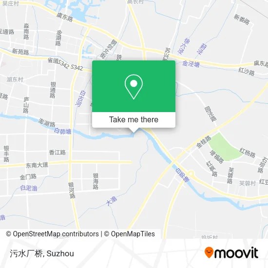 污水厂桥 map