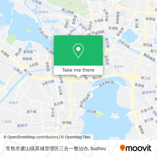 常熟市虞山镇莫城管理区三合一整治办 map