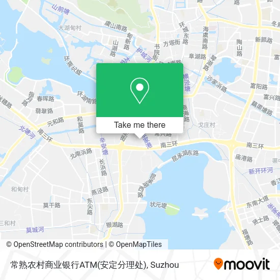 常熟农村商业银行ATM(安定分理处) map