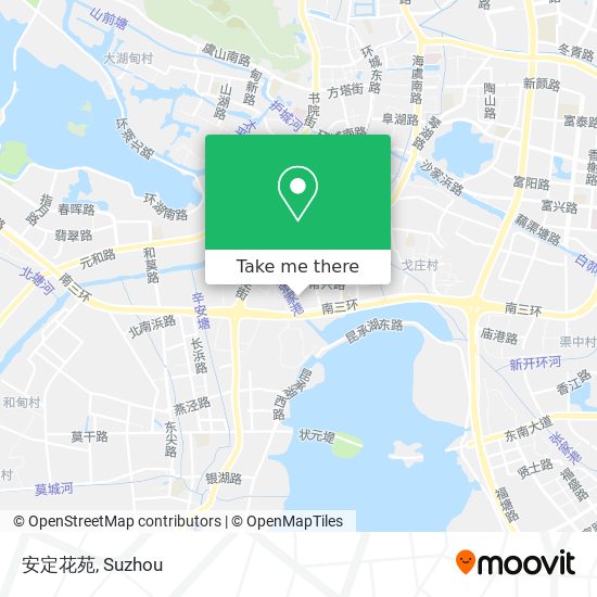 安定花苑 map