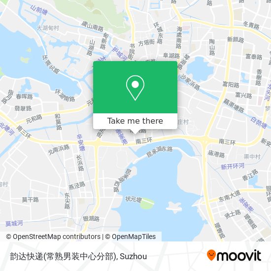 韵达快递(常熟男装中心分部) map