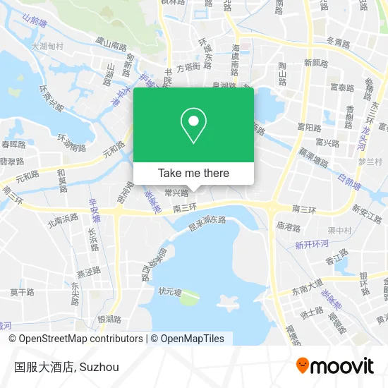 国服大酒店 map