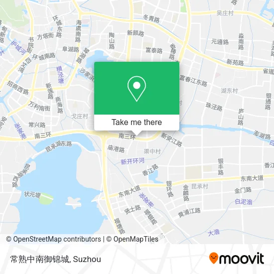 常熟中南御锦城 map