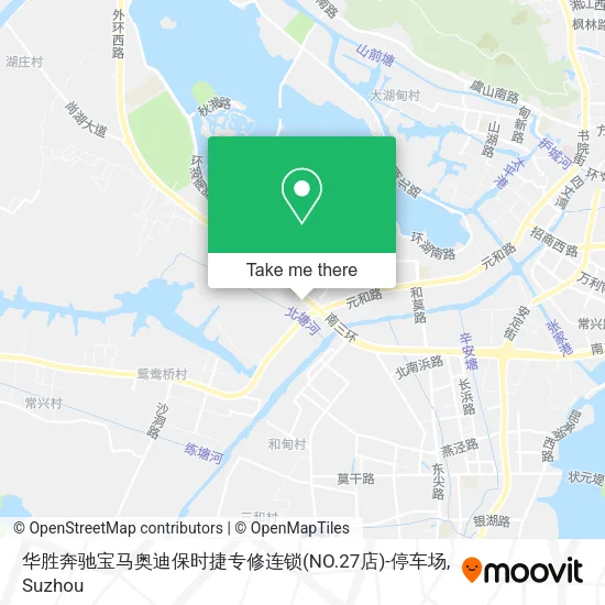 华胜奔驰宝马奥迪保时捷专修连锁(NO.27店)-停车场 map