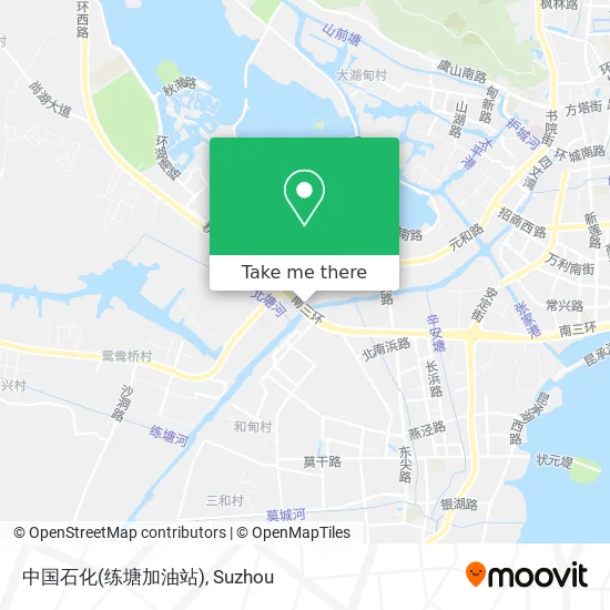 中国石化(练塘加油站) map