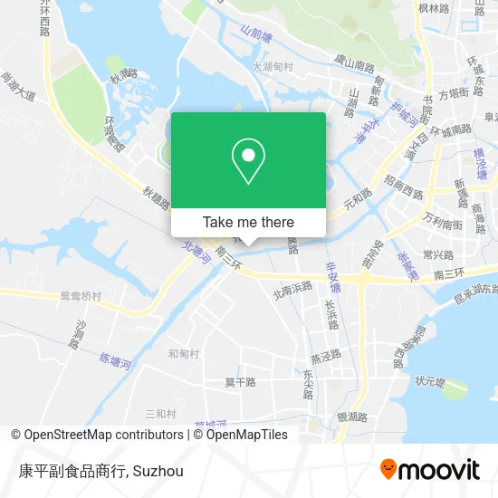 康平副食品商行 map