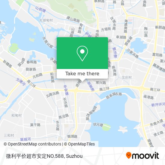 微利平价超市安定NO.588 map
