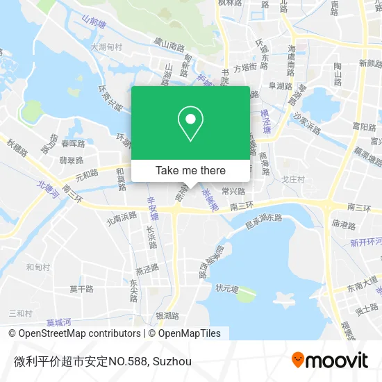 微利平价超市安定NO.588 map