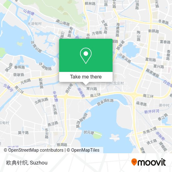 欧典针织 map