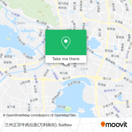 兰州正宗牛肉拉面(万利南街) map