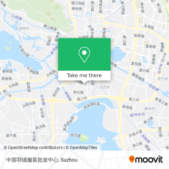 中国羽绒服装批发中心 map