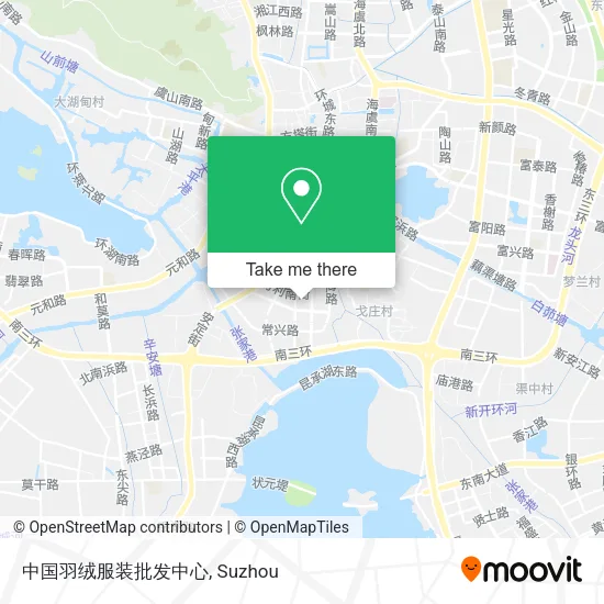 中国羽绒服装批发中心 map