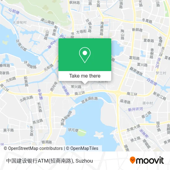 中国建设银行ATM(招商南路) map