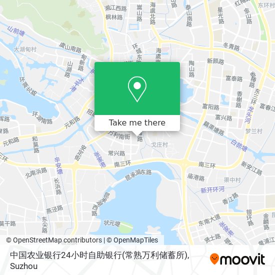 中国农业银行24小时自助银行(常熟万利储蓄所) map