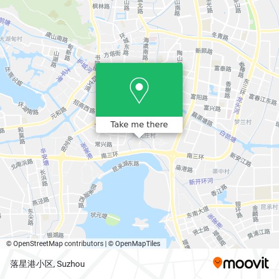 落星港小区 map