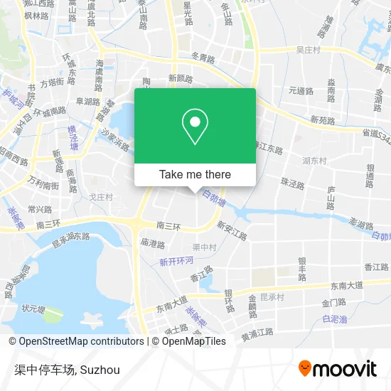 渠中停车场 map