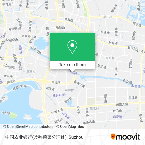 中国农业银行(常熟藕渠分理处) map