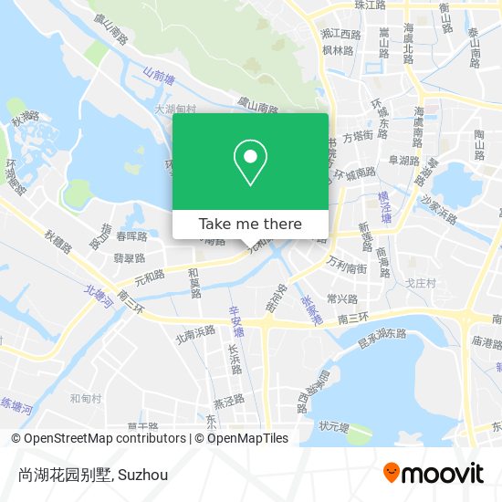 尚湖花园别墅 map