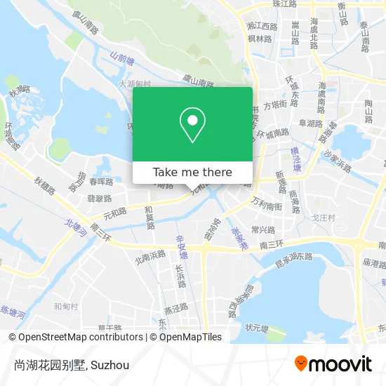 尚湖花园别墅 map