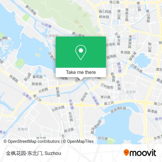 金枫花园-东北门 map