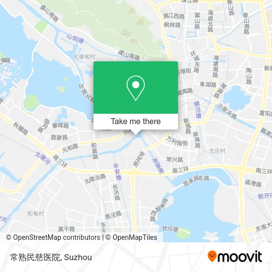 常熟民慈医院 map