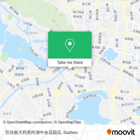 百佳惠大药房尚湖中央花园店 map