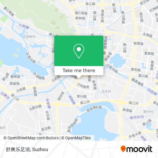 舒爽乐足浴 map