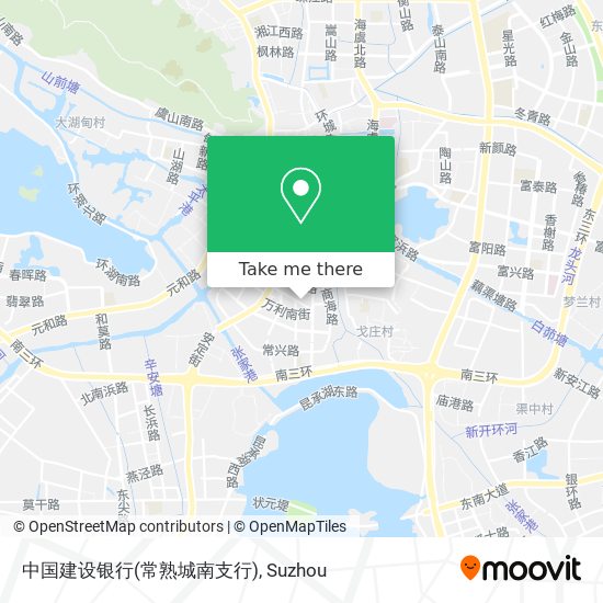 中国建设银行(常熟城南支行) map