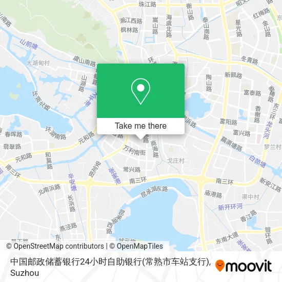 中国邮政储蓄银行24小时自助银行(常熟市车站支行) map