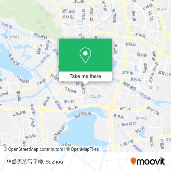 华盛男装写字楼 map