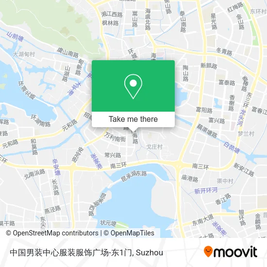 中国男装中心服装服饰广场-东1门 map