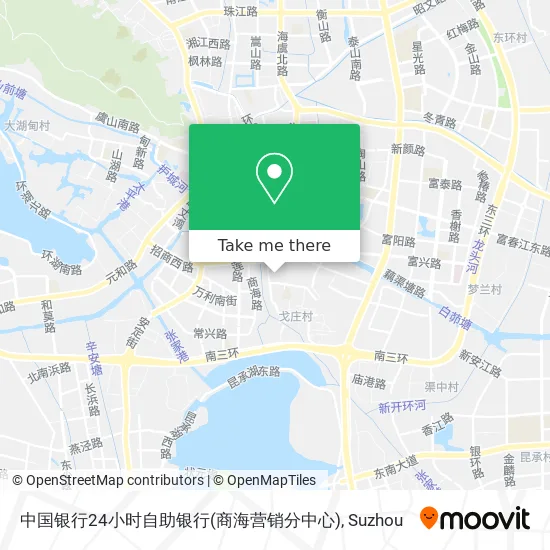 中国银行24小时自助银行(商海营销分中心) map