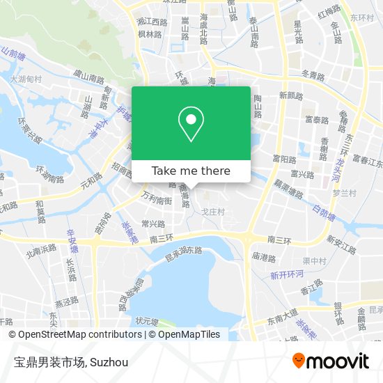 宝鼎男装市场 map