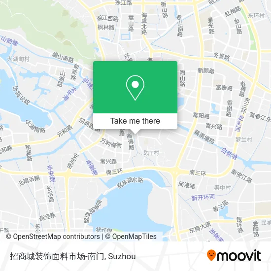 招商城装饰面料市场-南门 map