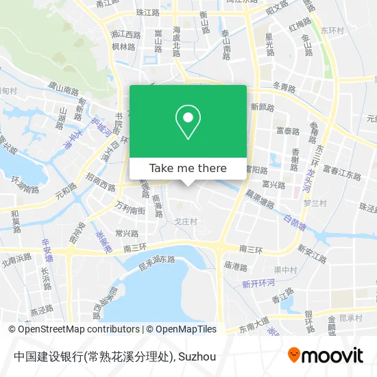 中国建设银行(常熟花溪分理处) map