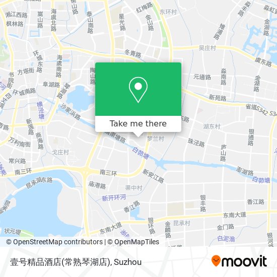 壹号精品酒店(常熟琴湖店) map