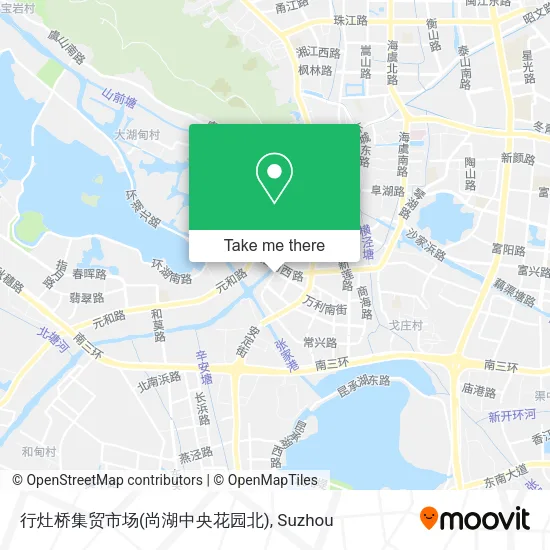 行灶桥集贸市场(尚湖中央花园北) map