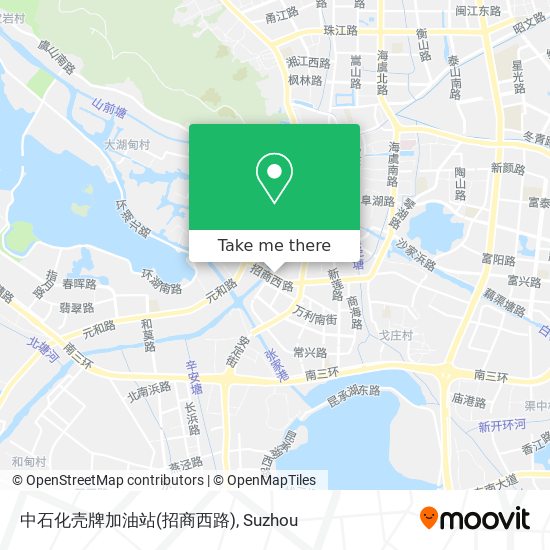 中石化壳牌加油站(招商西路) map