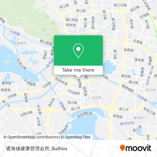 通海城健康管理会所 map