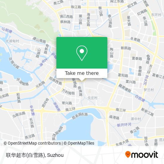 联华超市(白雪路) map
