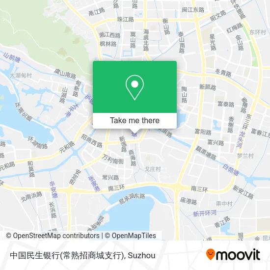 中国民生银行(常熟招商城支行) map