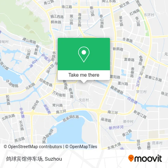 鸽球宾馆停车场 map