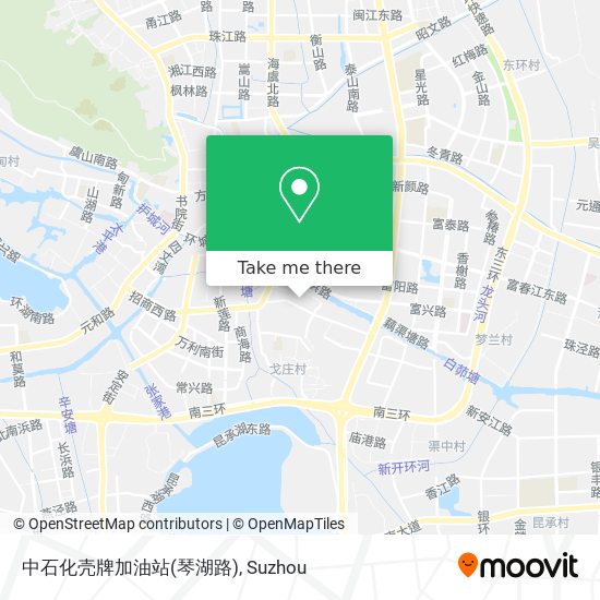 中石化壳牌加油站(琴湖路) map