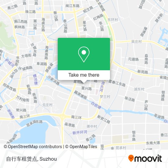 自行车租赁点 map