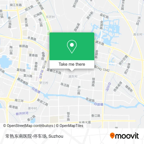 常熟东南医院-停车场 map