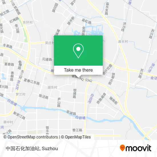 中国石化加油站 map