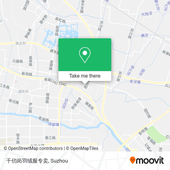 千仞岗羽绒服专卖 map