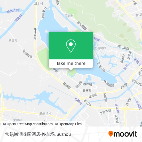 常熟尚湖花园酒店-停车场 map