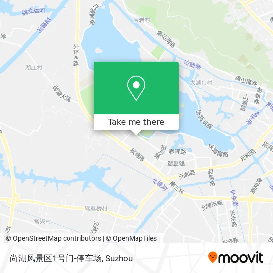 尚湖风景区1号门-停车场 map