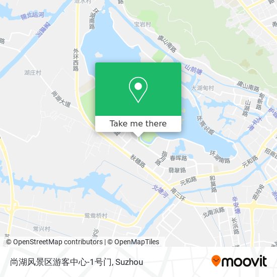尚湖风景区游客中心-1号门 map